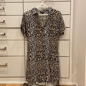 🌸5/$20 Adorable Juniors Animal Print Dress Sz Large